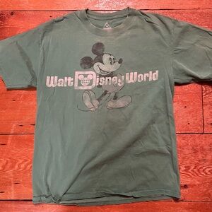 Hanes Green Disneyland T-Shirt